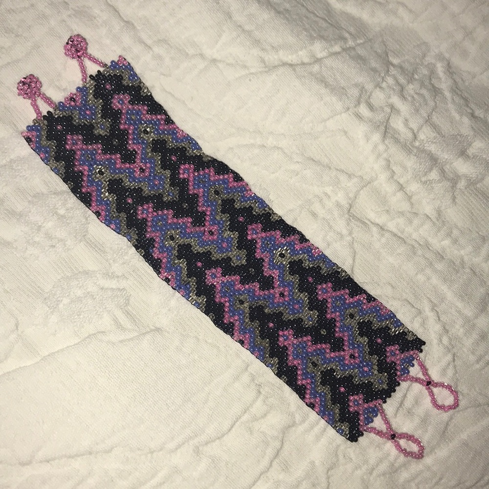 Handcrafted beaded bracelet